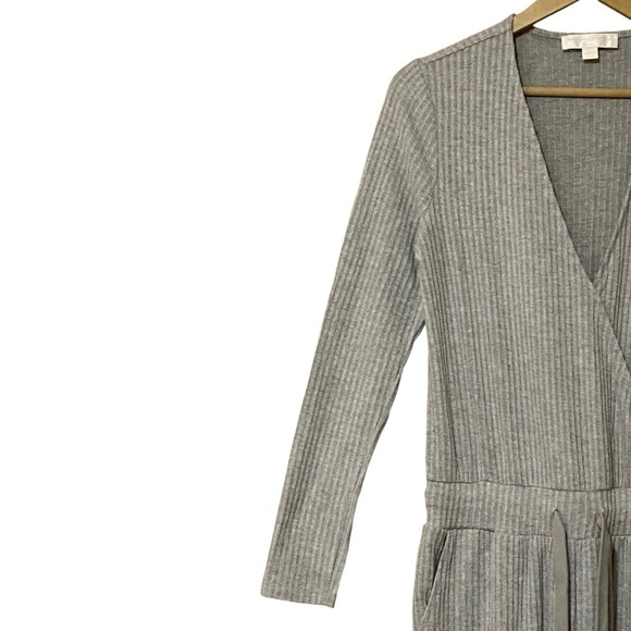 Spiritual Gangster Emma Ribbed Drawstring Waist Jumpsuit Women Small 6 Grey NWOT - Picture 5 of 13